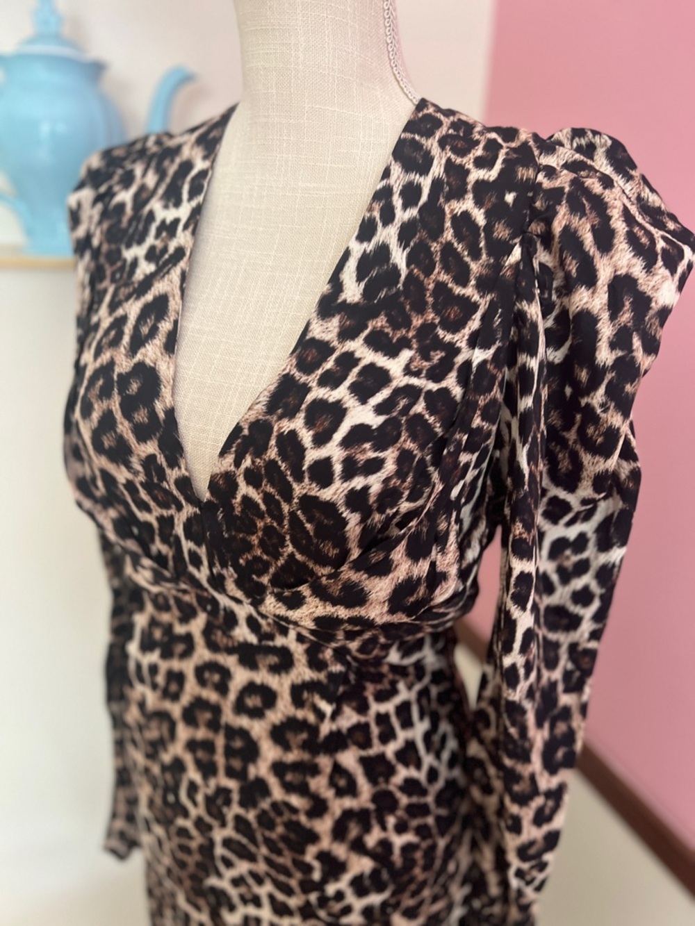 Farm Rio Leopard Midi Dress - Picture 8 of 12